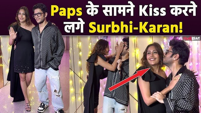 Surbhi Chandana और Karan Sharma पपराजी के सामने करने लगे एक-दूसरे को Kiss! वीडियो हुआ वायरल